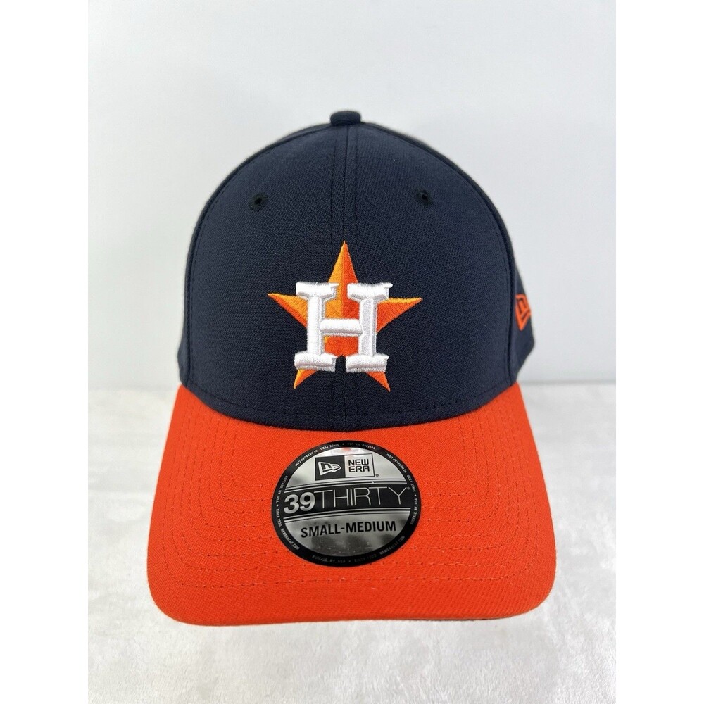New Era MLB Houston Astros 39Thirty FlexFit Hat Cap Small-Medium S/M Blue New